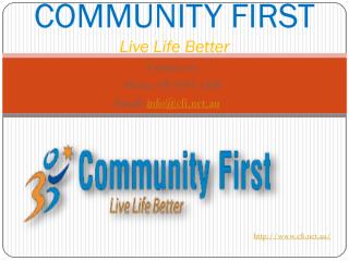 Aged Care Services Western Australia - Community First.pdf