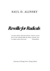 1946 - Saul Alinsky - Reveille for Radicals.pdf