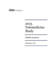 2015 Telemedicine Study(HIMSS Analytics).pdf