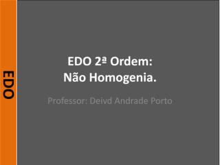 EDO 2ª Ordem nao homogenia .pdf